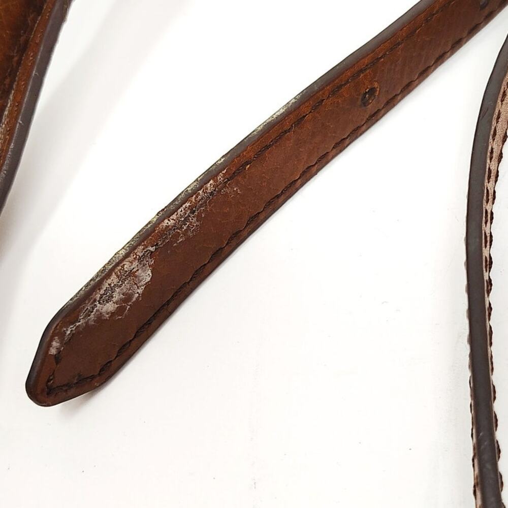 Fossil Crossbody Tan Leather Purse Bag Minimalist Chic Boho Western - Picture 8 of 14